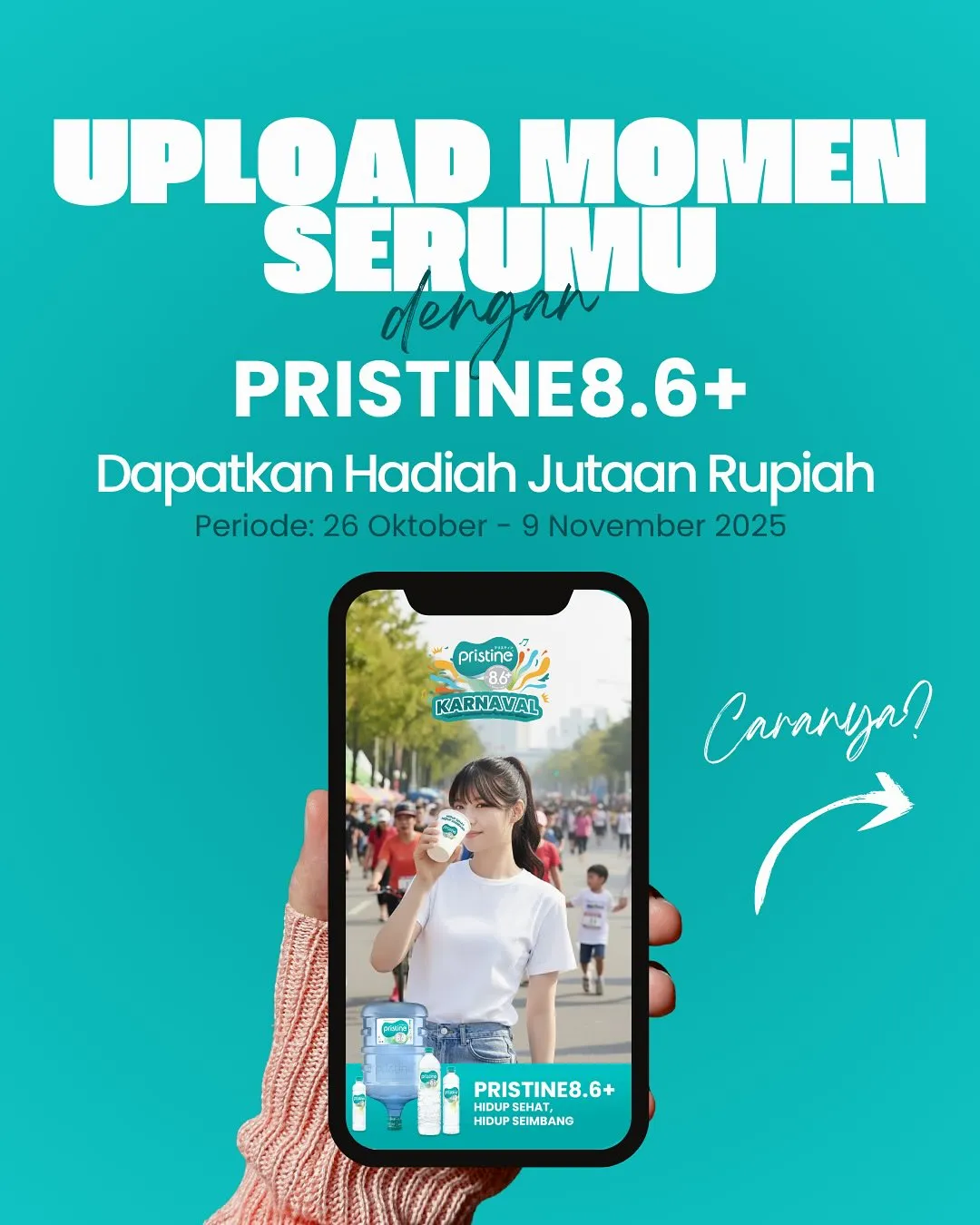Lomba Foto Pristine8.6+ Menangkan Hadiah Saldo Gopay Total Rp5 Juta