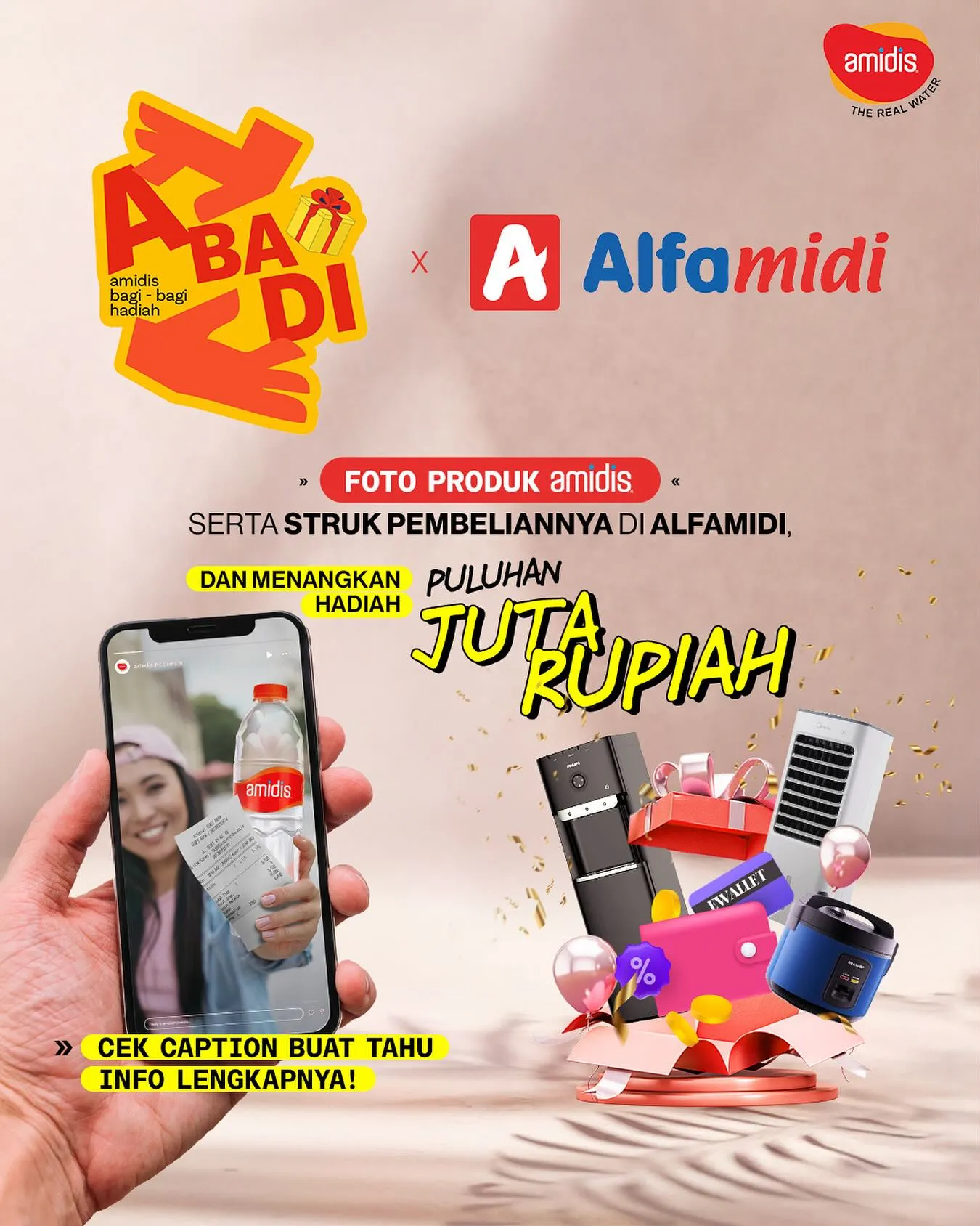 Lomba Foto Struk Belanja Amidis X Alfamidi: Menangkan Hadiah Puluhan Juta Rupiah