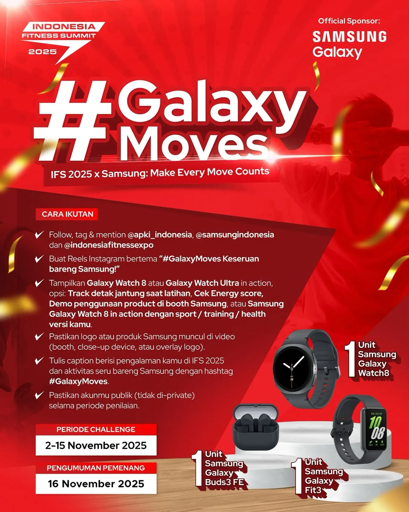 Lomba Video Galaxy Moves Challenge Oleh IFS X Samsung Galaxy
