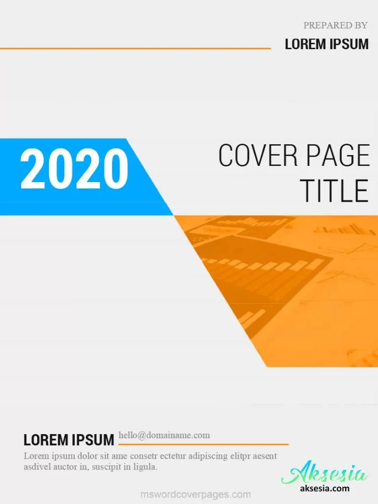 Donwload Template Cover Proposal Kosong Word Doc Gratis