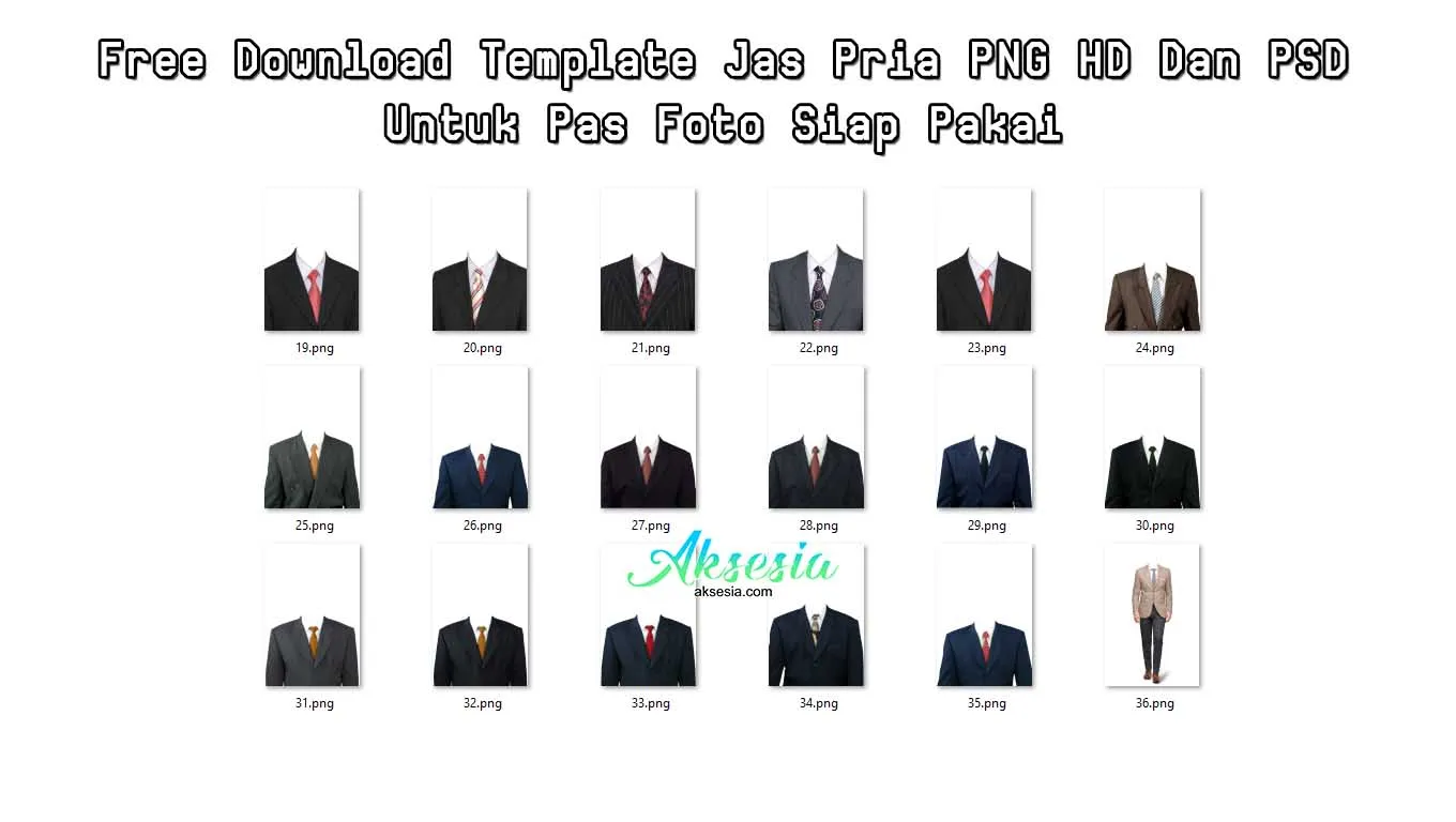 Free Download Template Jas Pria Png HD Dan Psd Untuk Pas Foto'