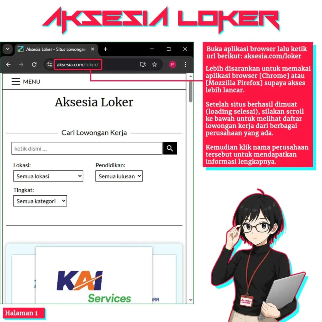 Tutorial Melamar Kerja Online Di Aksesia Loker