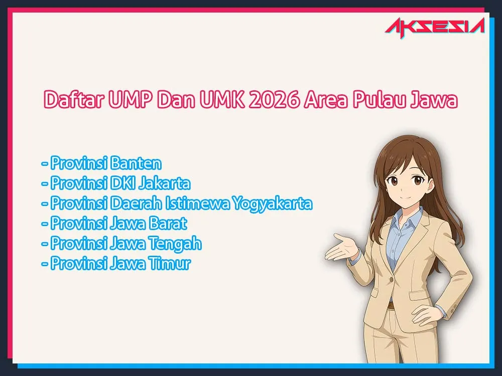 Daftar UMP UMK 2026 Pulau Jawa (Banten DKI DIY Jabar Jateng Jatim)