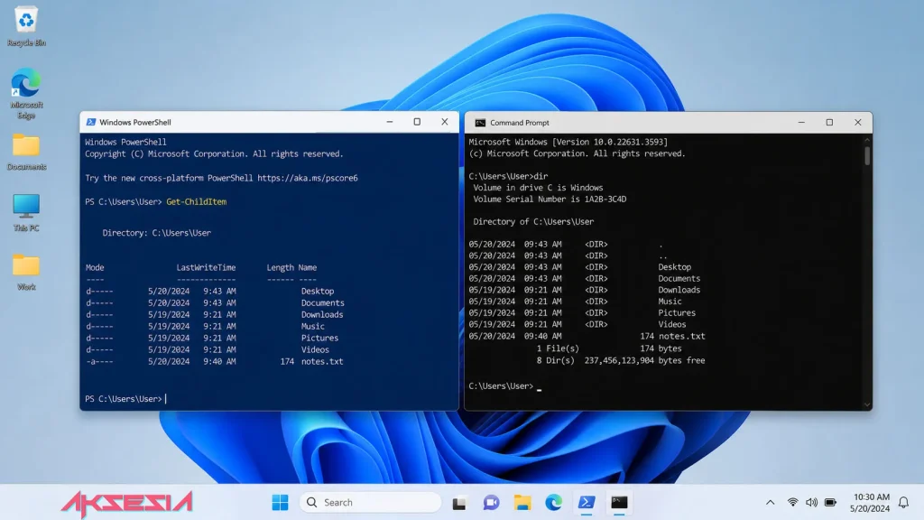 Perbedaan PowerShell Dan Command Prompt Pada Windows