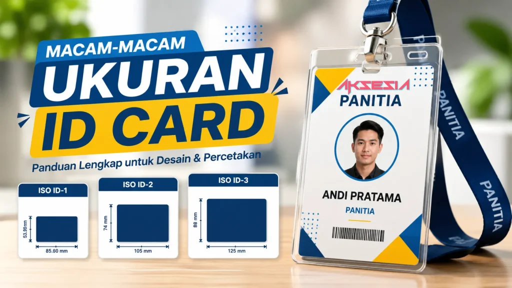 Memahami Macam-Macam Ukuran ID Card Dalam Percetakan
